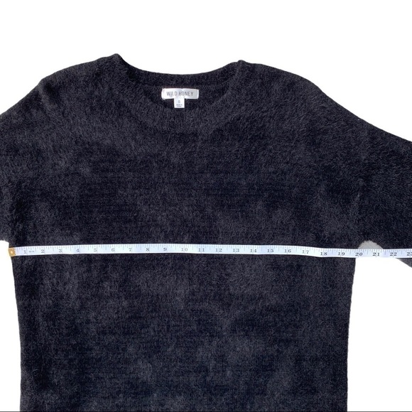 Wild Honey • Bubble Sleeve Black Sweater Dress - Picture 12 of 16